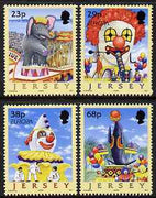 Jersey 2002 Europa - Circus, Carnival Floats set of 4 unmounted mint, SG 1031-34