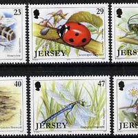 Jersey 2002 Insects (1st series) set of 6 unmounted mint, SG 1046-51