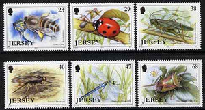 Jersey 2002 Insects (1st series) set of 6 unmounted mint, SG 1046-51