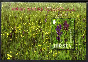 Jersey 2003 Wild Orchids perf m/sheet unmounted mint, SG MS1098