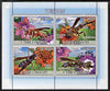 St Thomas & Prince Islands 2009 Bees & Flowers perf sheetlet containing 4 values unmounted mint