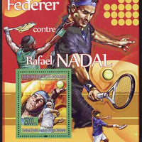 Guinea - Conakry 2008 Tennis - Federer v Nadal perf s/sheet unmounted mint, Michel BL1544