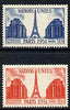 France 1951 UN General Assembly set of 2 (Eiffel Tower) unmounted mint SG 1132-33