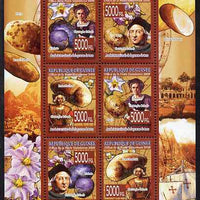 Guinea - Conakry 2008 International Year of the Potato perf sheetlet containing 6 values unmounted mint, Michel 5719-24