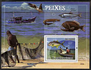 St Thomas & Prince Islands 2009 Fish & Fishing perf s/sheet unmounted mint