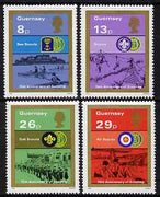 Guernsey 1982 75th Anniversary of Boy Scout Movement set of 4 unmounted mint, SG 259-62