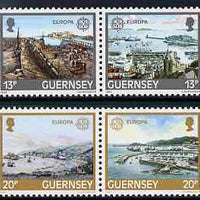 Guernsey 1983 Europa - Development of St Peter Port Harbour set of 4 unmounted mint, SG 273-76