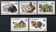 Guernsey 1988 Birth Bicent of Frederick Corbin Lukis (archaeologist) set of 5 unmounted mint, SG 424-28