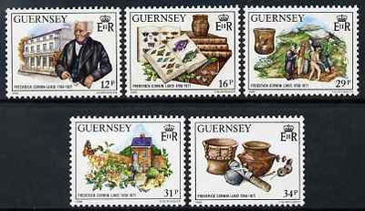 Guernsey 1988 Birth Bicent of Frederick Corbin Lukis (archaeologist) set of 5 unmounted mint, SG 424-28