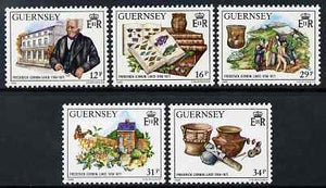 Guernsey 1988 Birth Bicent of Frederick Corbin Lukis (archaeologist) set of 5 unmounted mint, SG 424-28