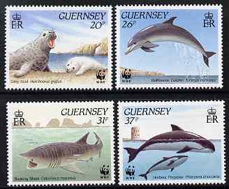 Guernsey 1990 Marine Life set of 4 unmounted mint, SG 501-504