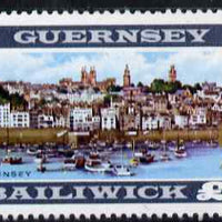 Guernsey 1969-70 £1 View of Guernsey (perf 12.5) unmounted mint, SG 28