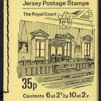 Jersey 1971 Views 35p (The Royal Court) booklet complete, SG B5