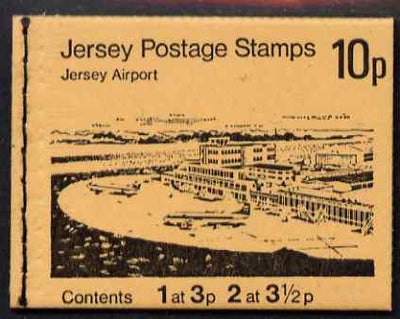 Jersey 1974 Views 10p (Jersey Airport) booklet complete, SG B18