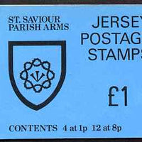 Jersey 1978 Parish Arms (St Saviour) £1 booklet complete, SG B28