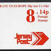 Jersey 1992 Jersey Post £1.12 booklet complete, SG B45