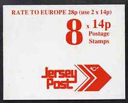 Jersey 1992 Jersey Post £1.12 booklet complete, SG B45