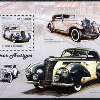 St Thomas & Prince Islands 2009 Early Cars perf s/sheet unmounted mint