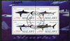 Malawi 2010 Sharks perf sheetlet containing 4 values fine cto used