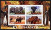 Malawi 2010 Elephants imperf sheetlet containing 4 values unmounted mint