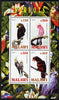 Malawi 2010 Parrots perf sheetlet containing 4 values unmounted mint