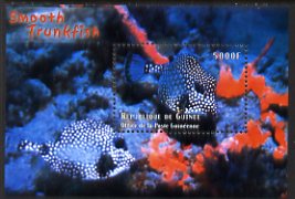 Guinea - Conakry 1998 Marine Life #1 - Trunkfish perf s/sheet, Michel BL643 unmounted mint. Note this item is privately produced and is offered purely on its thematic appeal