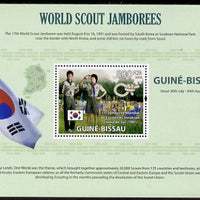 Guinea - Bissau 2009 World Scout Jamboree perf s/sheet (English Text) unmounted mint