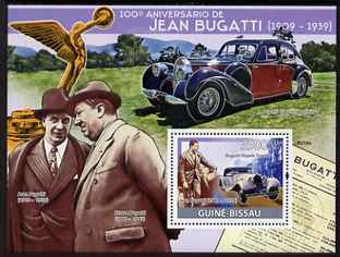 Guinea - Bissau 2009 Jean Bugatti perf s/sheet unmounted mint Michel BL 691