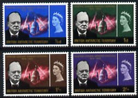 British Antarctic Territory 1966 Churchill Commem set of 4 unmounted mint, SG 16-19