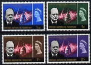 British Antarctic Territory 1966 Churchill Commem set of 4 unmounted mint, SG 16-19