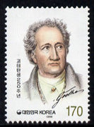 South Korea 1999 250th Birth Anniversary of Goethe 170w unmounted mint, SG 2332