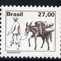 Brazil 1976 Muleteer 27cr brown from def set, unmounted mint SG1612