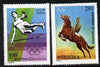 India 1980 Olympic Games set of 2 (High Jump & Horse riding) unmounted mint, SG 974-75