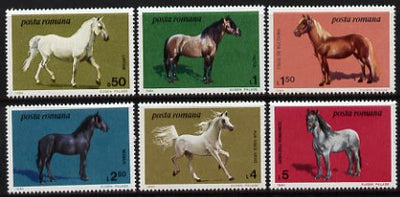 Rumania 1984 Horses set of 6 unmounted mint, SG 4883-88