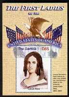 Gambia 2007 The First Ladies of USA - Sarah Polk perf m/sheet unmounted mint SG MS 5098p