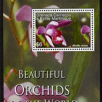 Grenada - Grenadines 2007 Orchids of the World $6 perf m/sheet (Bletilla striata) unmounted mint, SG MS3891b