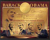 St Vincent - Bequia 2009 Inauguration of Pres Barack Obama perf sheetlet of 4 x $2.75 unmounted mint