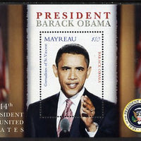 St Vincent - Myreau 2009 Inauguration of Pres Barack Obama perf m/sheet unmounted mint