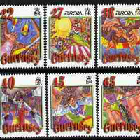 Guernsey 2002 Europa - Circus perf set of 6 unmounted mint SG 942-7