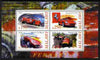 Malawi 2010 Cars #01 - Ferrari perf sheetlet containing 4 values unmounted mint