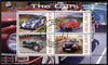 Malawi 2010 Cars #04 - Porsche & Morgan perf sheetlet containing 4 values fine cto used