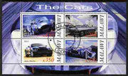 Malawi 2010 Cars #07 - Cobra, Mercedes, Shelby & Aston Martin perf sheetlet containing 4 values fine cto used