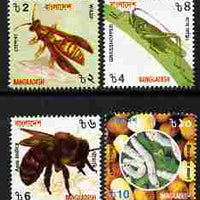 Bangladesh 2000 Insects perf set of 4 unmounted mint SG 758-61