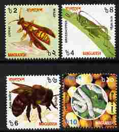 Bangladesh 2000 Insects perf set of 4 unmounted mint SG 758-61