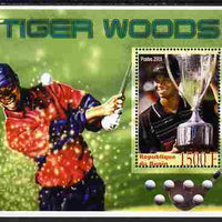 Benin 2005 Tiger Woods perf m/sheet unmounted mint. Note this item is privately produced and is offered purely on its thematic appeal