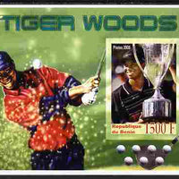 Benin 2005 Tiger Woods imperf m/sheet unmounted mint. Note this item is privately produced and is offered purely on its thematic appeal