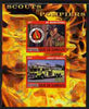 Djibouti 2007 Scouts & Fire Engines #1 imperf s/sheet containing 2 values unmounted mint. Note this item is privately produced and is offered purely on its thematic appeal