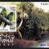 Cuba 2009 Tourism - Parrots imperf m/sheet unmounted mint