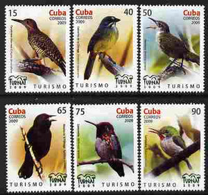 Cuba 2009 Tourism - Birds perf set of 6 unmounted mint