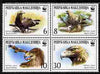 Macedonia 2001 WWF - Imperial Eagle perf set of 4 in se-tenant block unmounted mint SG 319-22